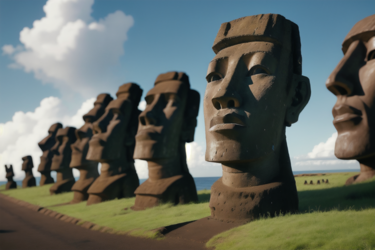 Read more about the article Easter Island’s Magnificent Moai Statues and a Story About Them